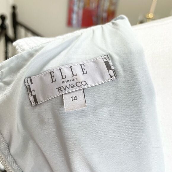 ✨HOST PICK✨Elle by RW&CO Short Sleeve Mini Cocktail Dress in Baby Blue in - Picture 5 of 6